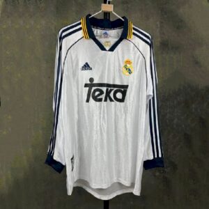 Retro Real Madrid 1998/00 Camiseta 1ª Equipación · Manga Larga