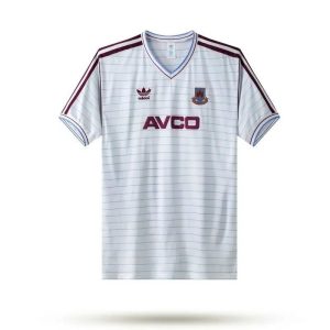 Retro West Ham United 1986 Camiseta 2ª Equipación