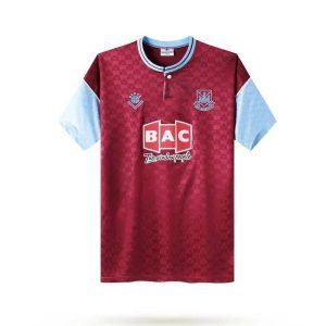 Retro West Ham United 1989/90 Camiseta 1ª Equipación