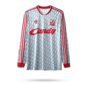 Retro Liverpool 1989/91 Camiseta 2ª Equipación · Manga Larga