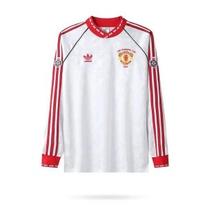 Retro Manchester United 1991 Cup Winners Cup Camiseta · Manga Larga