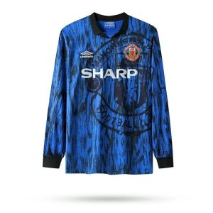 Retro Manchester United 1992/93 Camiseta 2ª Equipación · Manga Larga