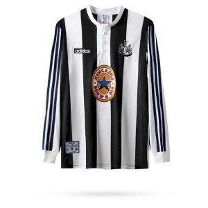 Retro Newcastle United 1995/97 Camiseta 1ª Equipación · Manga Larga