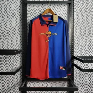 Retro Barcelona 1899/1999 100th Aniversario Edition Camiseta · Manga Larga