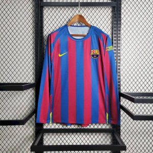 Retro Barcelona 2005/06 Camiseta 1ª Equipación UCL · Manga Larga