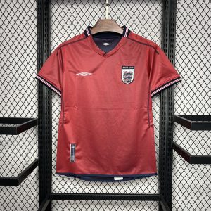 Retro Inglaterra 2002 Camiseta 2ª Equipación (Double-sided)