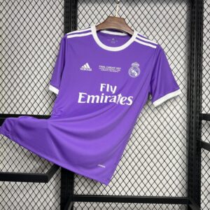 Retro Real Madrid 2016/17 Camiseta 2ª Equipación UCL