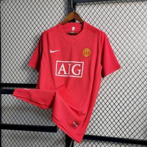 Retro Manchester United 2007/08 Camiseta 1ª Equipación