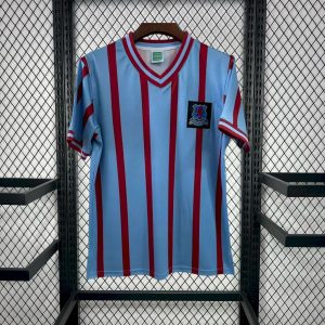 Retro Aston Villa 1956/57 Camiseta 1ª Equipación