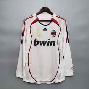 Retro AC Milan 2006/07 Camiseta 2ª Equipación · Manga Larga
