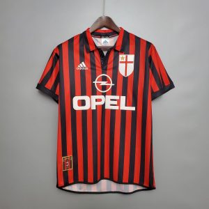 Retro AC Milan 1999/00 Camiseta 1ª Equipación