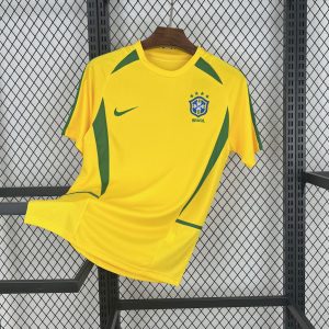 Retro Brasil 2002 Camiseta 1ª Equipación