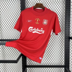 Retro Liverpool 2005 Camiseta 1ª Equipación