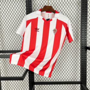 Retro Sporting de Gijón 1980/81 Camiseta 1ª Equipación