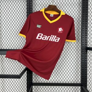 Retro AS Roma 1989/90 Camiseta 1ª Equipación
