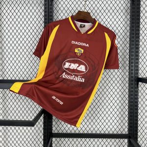 Retro AS Roma 1997/98 Camiseta 1ª Equipación
