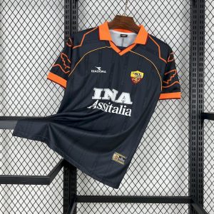 Retro AS Roma 1999/00 Camiseta 2ª Equipación