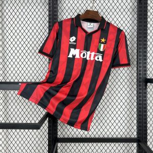 Retro AC Milan 1995/96 Camiseta 1ª Equipación