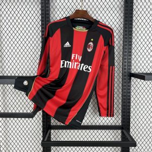 Retro AC Milan 2010/11 Camiseta 1ª Equipación · Manga Larga