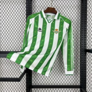 Retro Real Betis 1995/97 Camiseta 1ª Equipación · Manga Larga