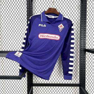 Retro Fiorentina 1998/99 Camiseta 1ª Equipación · Manga Larga