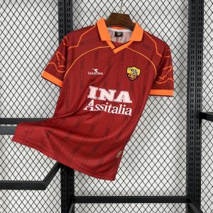 Retro AS Roma 1999/00 Camiseta 1ª Equipación