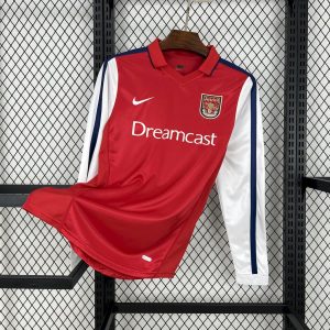 Retro Arsenal 2000/01 Camiseta 1ª Equipación · Manga Larga
