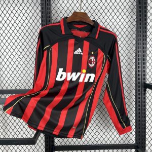 Retro AC Milan 2006/07 Camiseta 1ª Equipación · Manga Larga