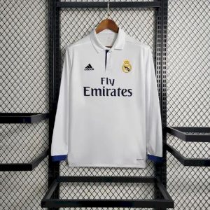 Retro Real Madrid 2016/17 Camiseta 1ª Equipación · Manga Larga