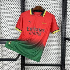 AC Milan 2025/26 Camiseta · Edición Conjunta Roja
