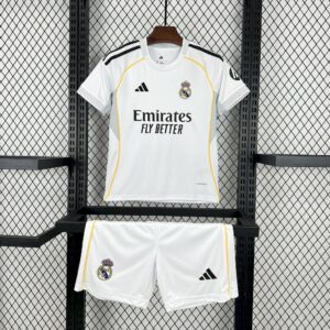 Niños · Real Madrid 2025/26 1ª Equipación Conjunto