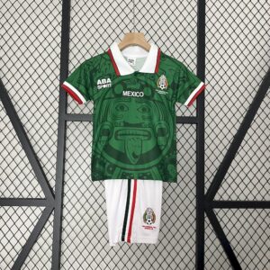 Retro México 1998 1ª Equipación Conjunto Niños