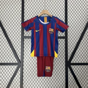 Retro Barcelona 2005/06 1ª Equipación Conjunto Niños