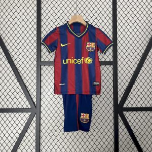Retro Barcelona 2009/10 1ª Equipación Conjunto Niños