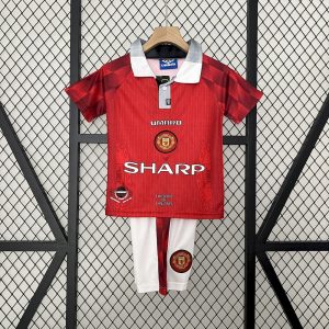 Retro Manchester United 1996/97 1ª Equipación Conjunto Niños