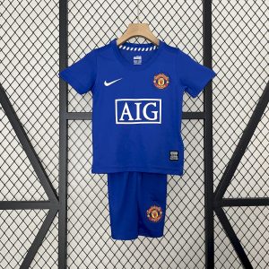 Retro Manchester United 2008/09 3ª Equipación Conjunto Niños