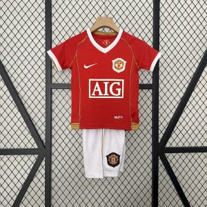 Retro Manchester United 2006/07 1ª Equipación Conjunto Niños