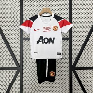 Retro Manchester United 2010/11 2ª Equipación Conjunto Niños