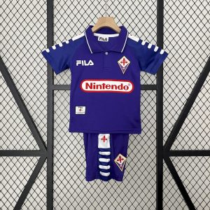 Retro Fiorentina 1998/99 1ª Equipación Conjunto Niños