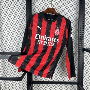 AC Milan 2025/26 Camiseta 1ª Equipación · Manga Larga