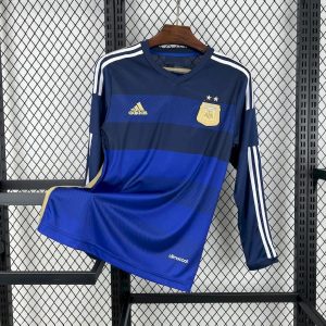 Retro Argentina 2014 Camiseta 2ª Equipación · Manga Larga