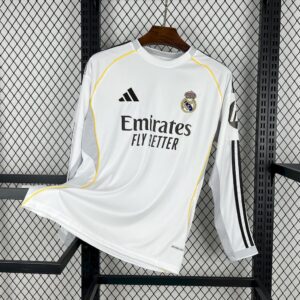 Real Madrid 2025/26 Camiseta 1ª Equipación · Manga Larga