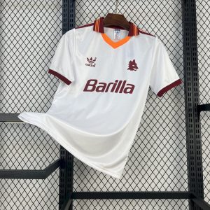 Retro AS Roma 1992/93 Camiseta 2ª Equipación