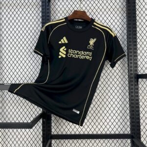 Liverpool 2025/26 Black Gold Edition Camiseta