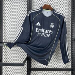 Real Madrid 2025/26 Camiseta 2ª Equipación · Manga Larga