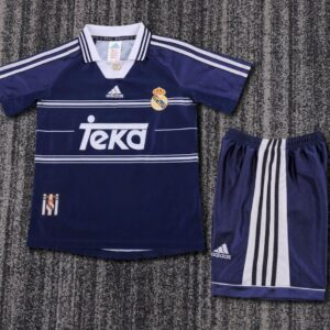 Retro Real Madrid 1998/99 2ª Equipación Conjunto Niños