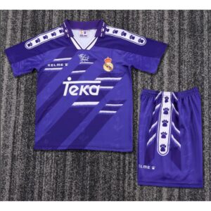 Retro Real Madrid 1994/96 2ª Equipación Conjunto Niños