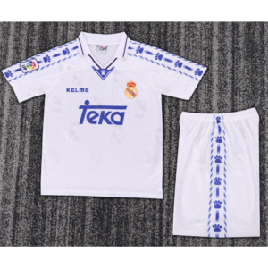 Retro Real Madrid 1996/97 1ª Equipación Conjunto Niños