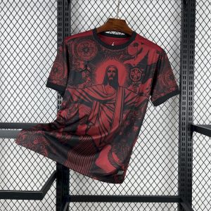 Brasil 2025/26 Jordan Black and Red Camiseta