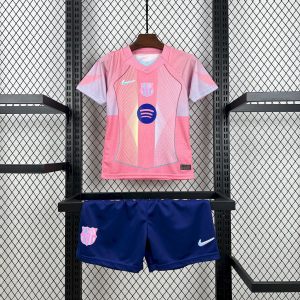 Niños · Barcelona 2025/26 pink Conjunto